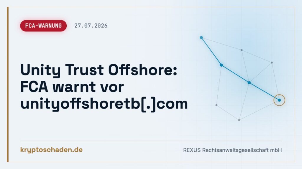 unityoffshoretb.com: Offshore-Trust bezahlt? FCA-Warnung
