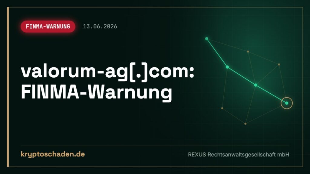 valorum-ag.com ohne FINMA-Bewilligung: So handeln Sie jetzt